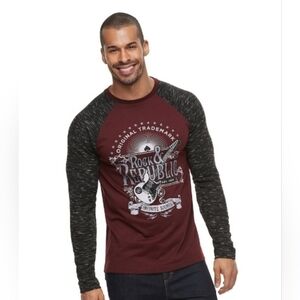 Rock & Republic Thermal Raglan Tee Men’s L